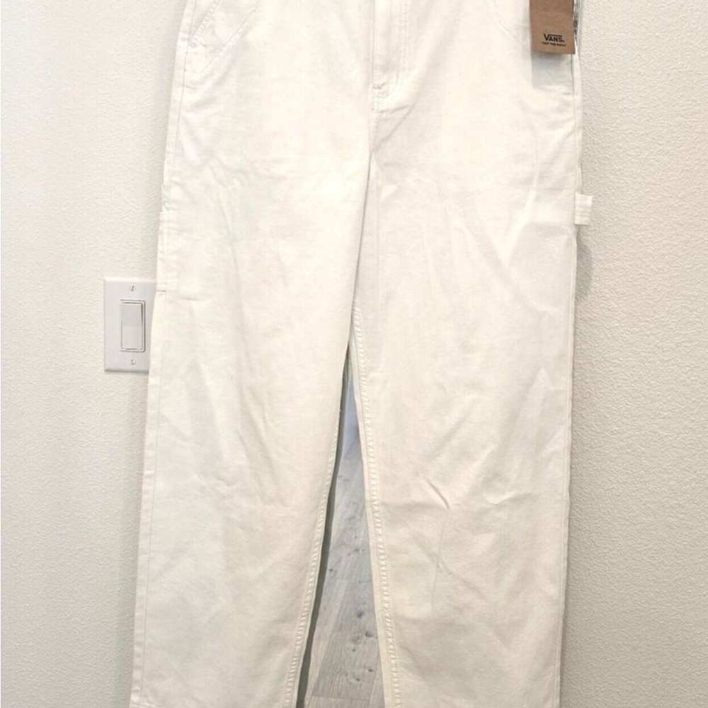 Vans White Straight Leg Jeans Classic Design
